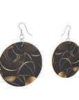 Wooden Earrings Organic Shapes