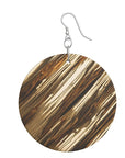 Wooden Earrings Organic Shapes