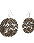 Wooden Earrings Organic Shapes